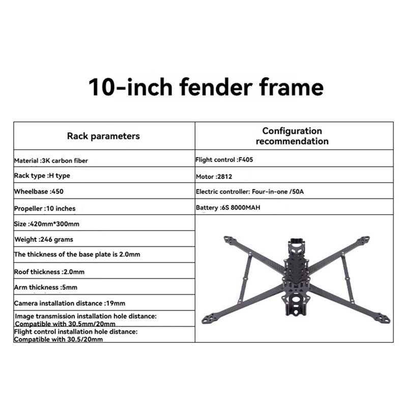 ABKN - Kit de Chasis de Dron d - Drone Kit Long Range reseña y precio