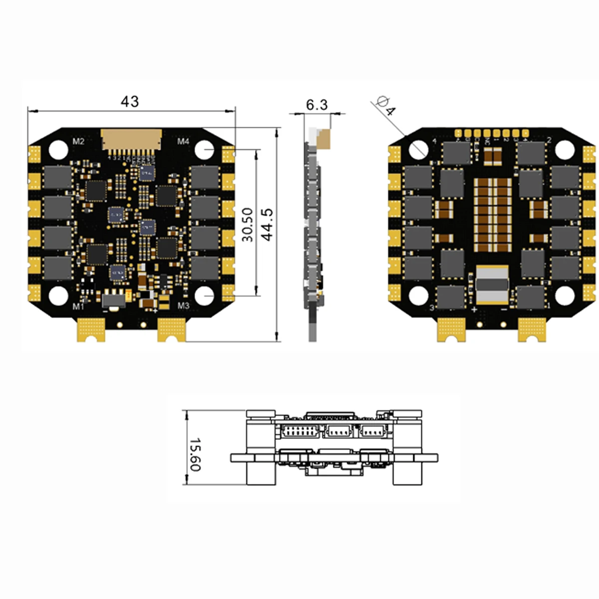 Controlador de vuelo F4 F405 F - Betaflight Fc F7 reseña y precio